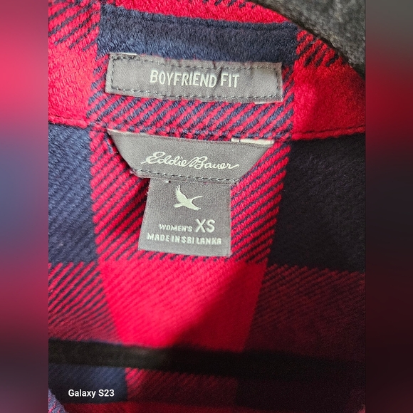 PRELOVED WOMENS XS SHACKET FROM EDDIE BAUER "BOYFRIEND FIT" - Picture 3 of 7